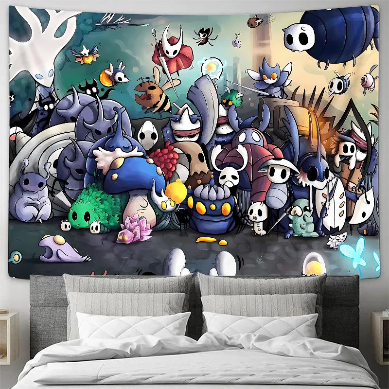 

Cute Pet Creative Cartoon Decorative Wall Fabric - Animated Theme Decorative Tapestry W60H190(CM)-1 Pcs