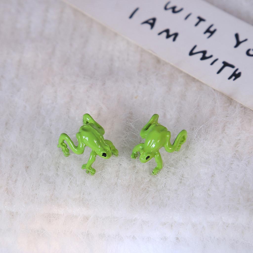 Summer Advanced Sense Funny Cartoon Frog Ear Bone Clip, Personality Fun Cute Small Ear Clip Without Ear Piercing Female