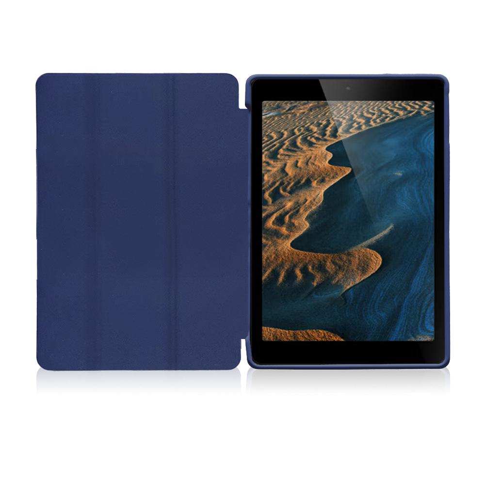 Itel VistaTab 10 10.1" Leather Case, Full Coverage Tri-fold TPU Soft Shell