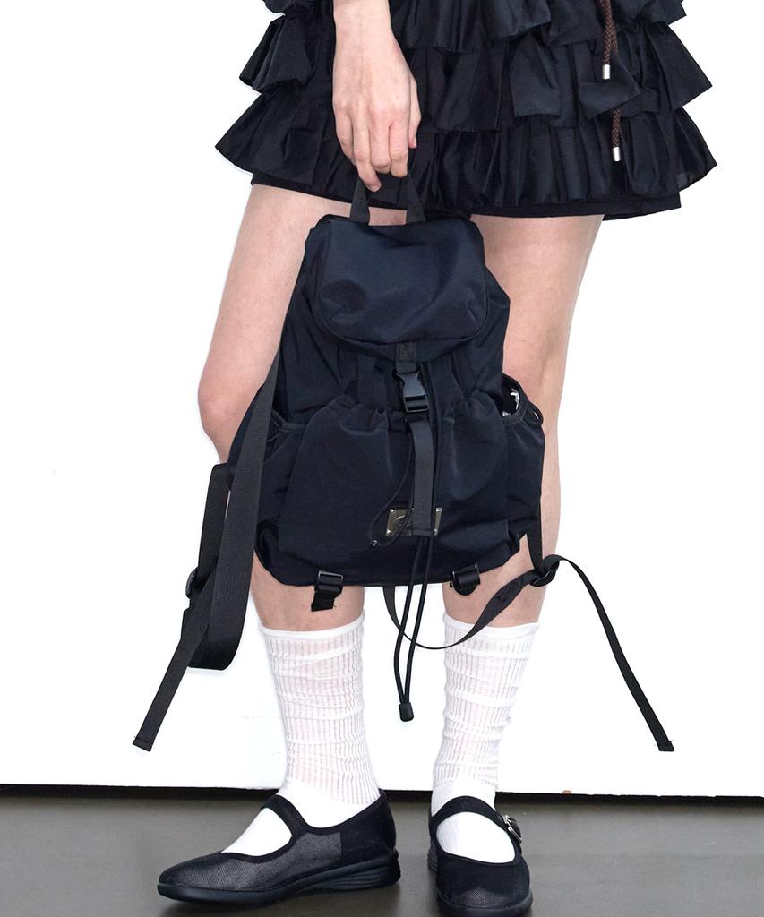 Paons Wrinkle Daily Backpack Black