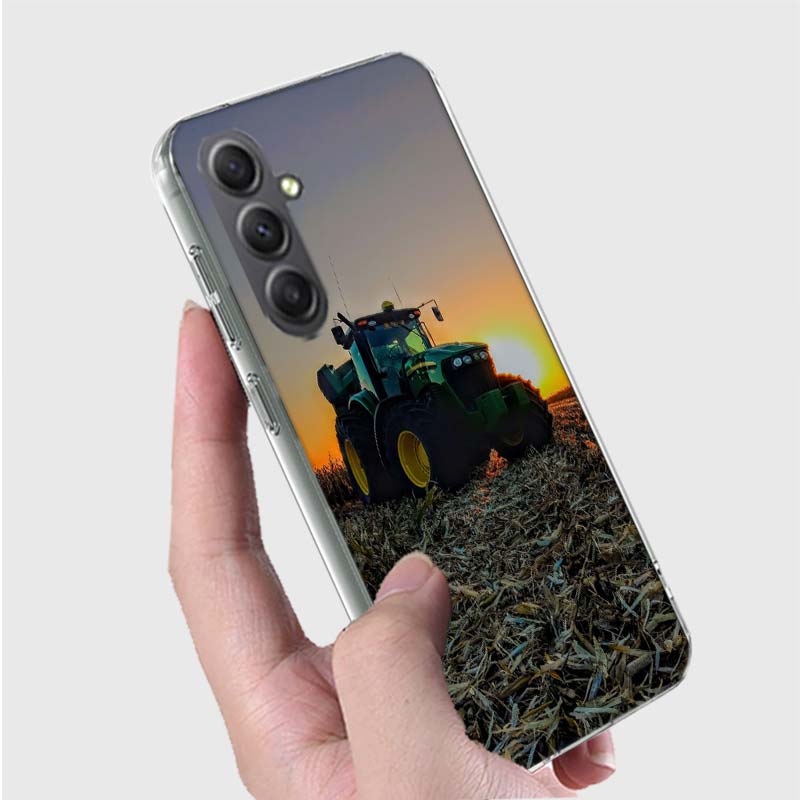 Farm Machinery Harvesters Phone Case for Samsung A16 A26 A36 A56 A17 A37 A57 A07 A06 A02S A03 A04S A05S Galaxy Note 20 10 A50S A