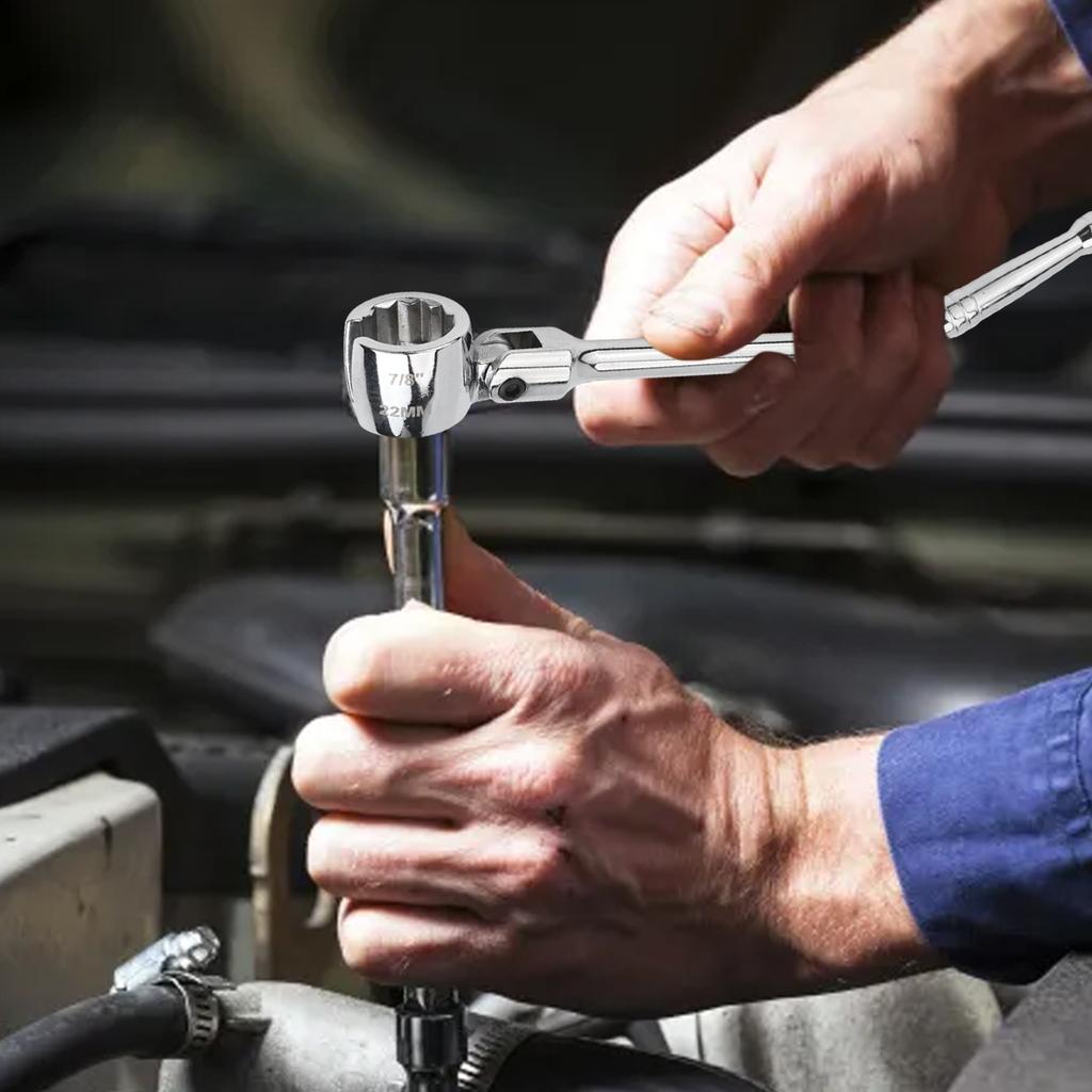 Automotive Repair Disassembly Wrench Adjustable Angle Disassembly Tool Tool 180 Degree Rotation Heavy Duty Material