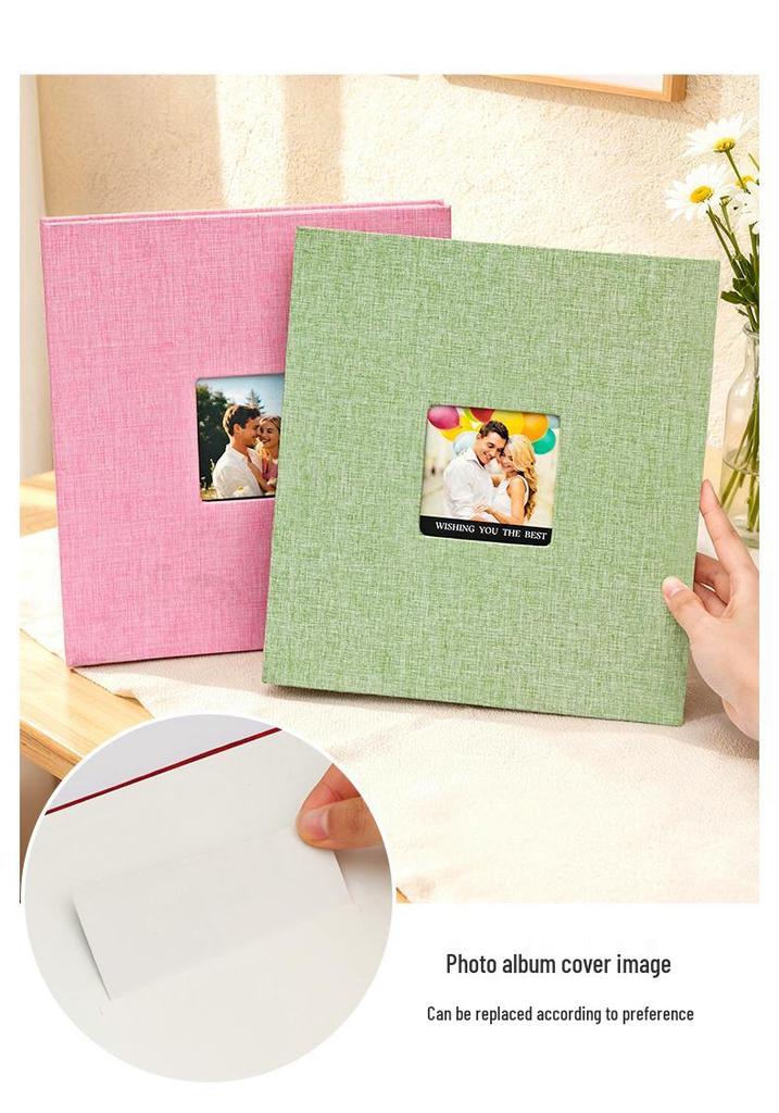Self-Adhesive Photo Album: Large Capacity for Couples, Travel, Wedding & Polaroid Photos