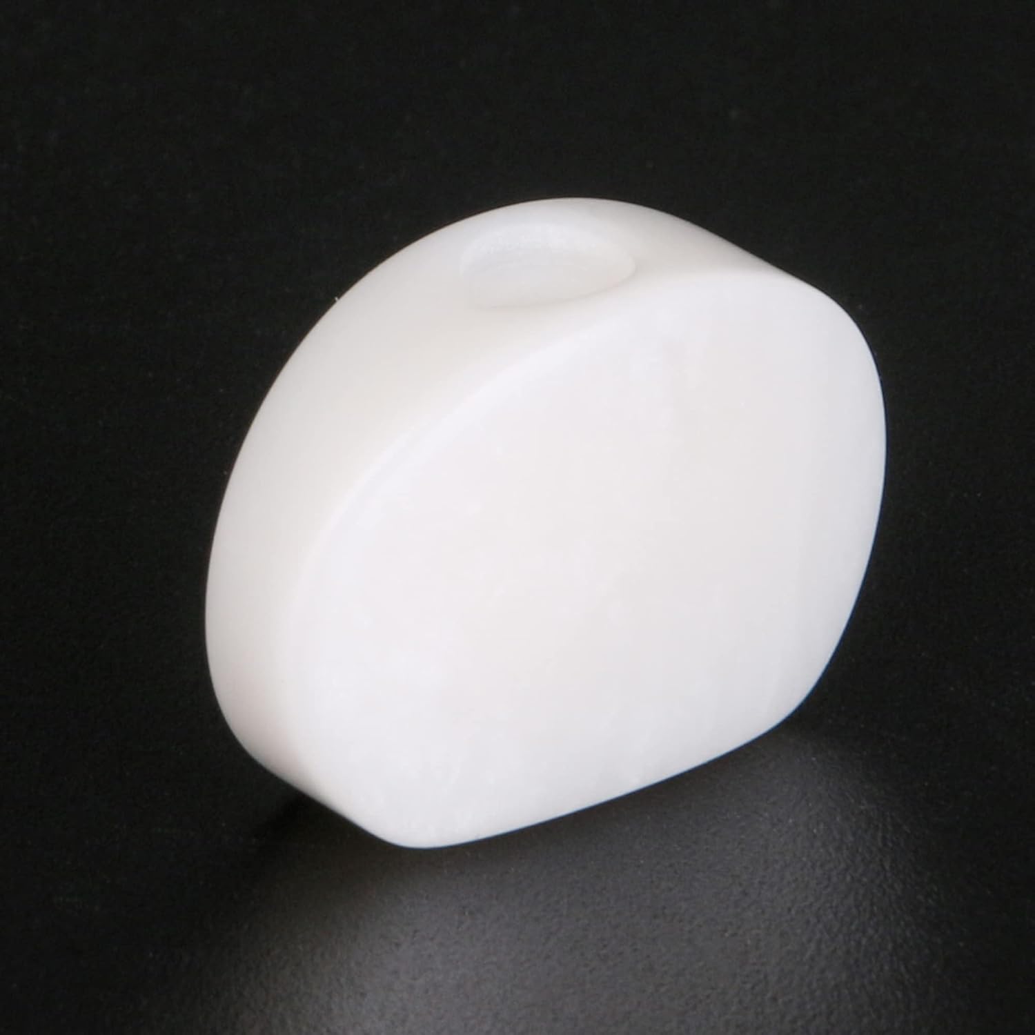 6Pcs White Guitar Tuner Acrylic Ukulele Oval Tuning Key Buttons Replacement