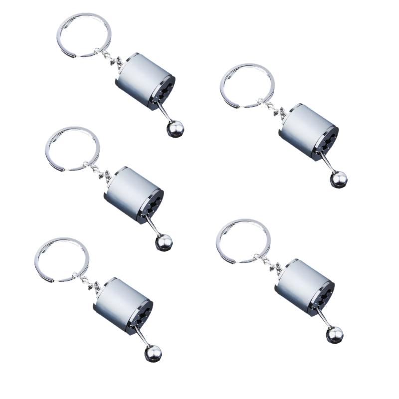Stylish Alloy Shifts Keychain For Car Enthusiasts Universal Gear Keyring Accessory Lightweight Travel Essential