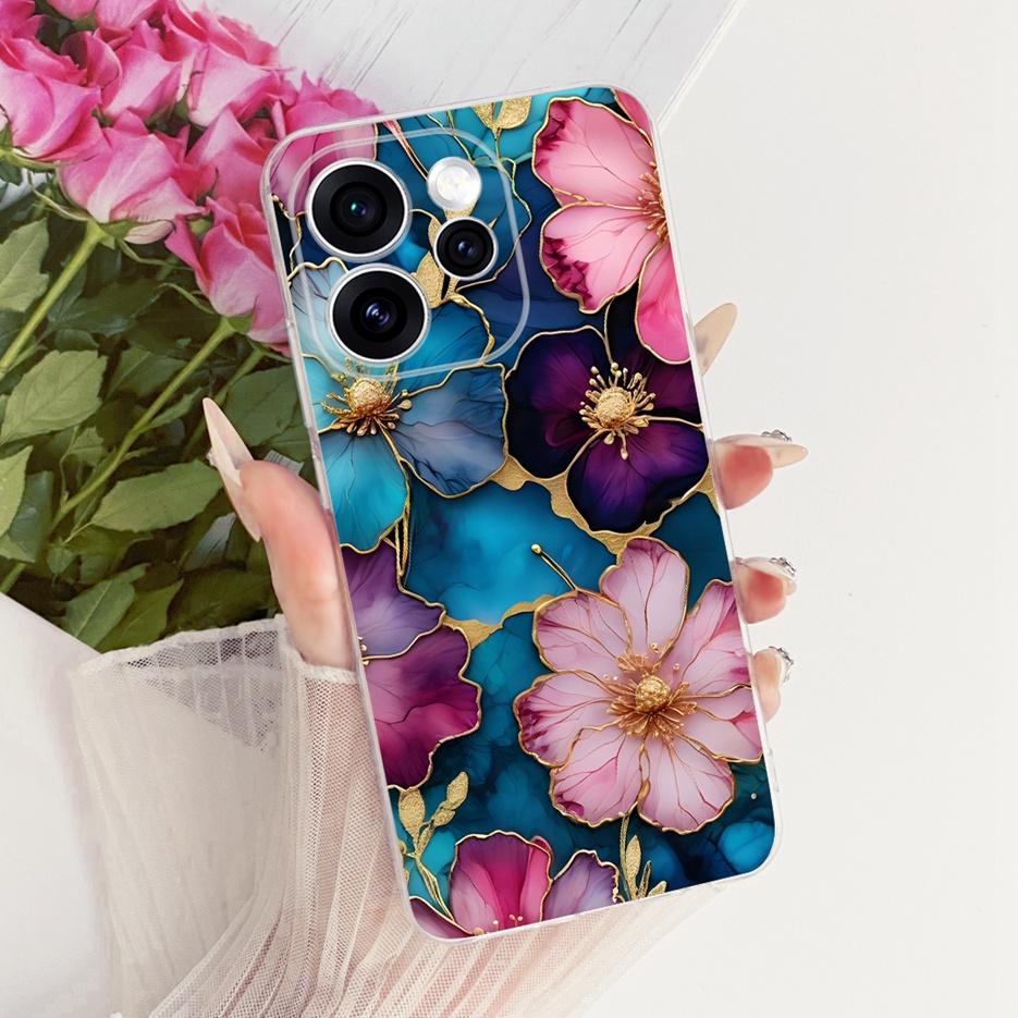 For Oppo Reno 15 FS Case Reno15 F 5G CPH2801 Luxury Butterfly Painted Cover Soft Slim Phone Case For Oppo Reno15 Pro Fundas Bags