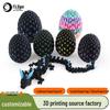 Luminous Gem Dragon Egg 3D Printing Gift Set: Divine Dragon Ornament & Toy