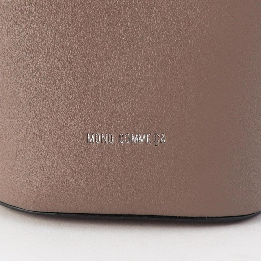 [Comme Ca Ism] [Mono Comme Ca] Mini-Umhängetasche in Eimerform 95-20BM11-205 Mokka-Beige F