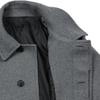 Sortie Bonheur Wool Balmacaan Coat (Gray)