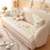 Cotton Linen Sofa Cushion Four Seasons Universal Bohemian Ethnic Ins Style Backrest Towel Full Cover Non-Slip Sofa Cover Slipcover