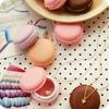 6 Random Colors Macaron Storage Box Candy Organizer for Eraser Gift Stationery Office School Supplies Mini Jewelry Box Portable Sundries Storage Box