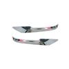Chrome ABS Rear View Side Door Mirror Strip Trim 2pcs For Toyota Crown 2023-2024