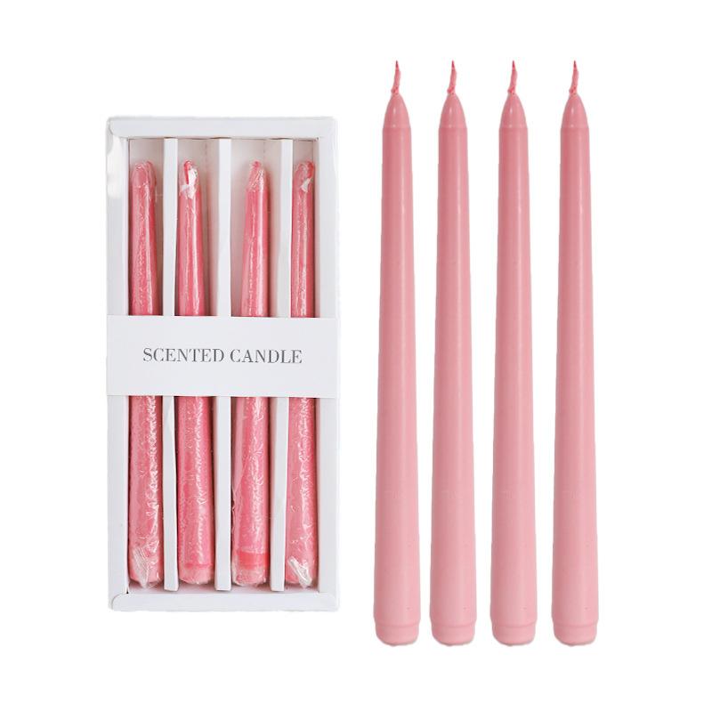 4 Pack Tall Bleeding Candles Horrible Candle Set Home Decoration Spooky Blood Drip Funny Black Tapered Candlesticks Party 2 Colors