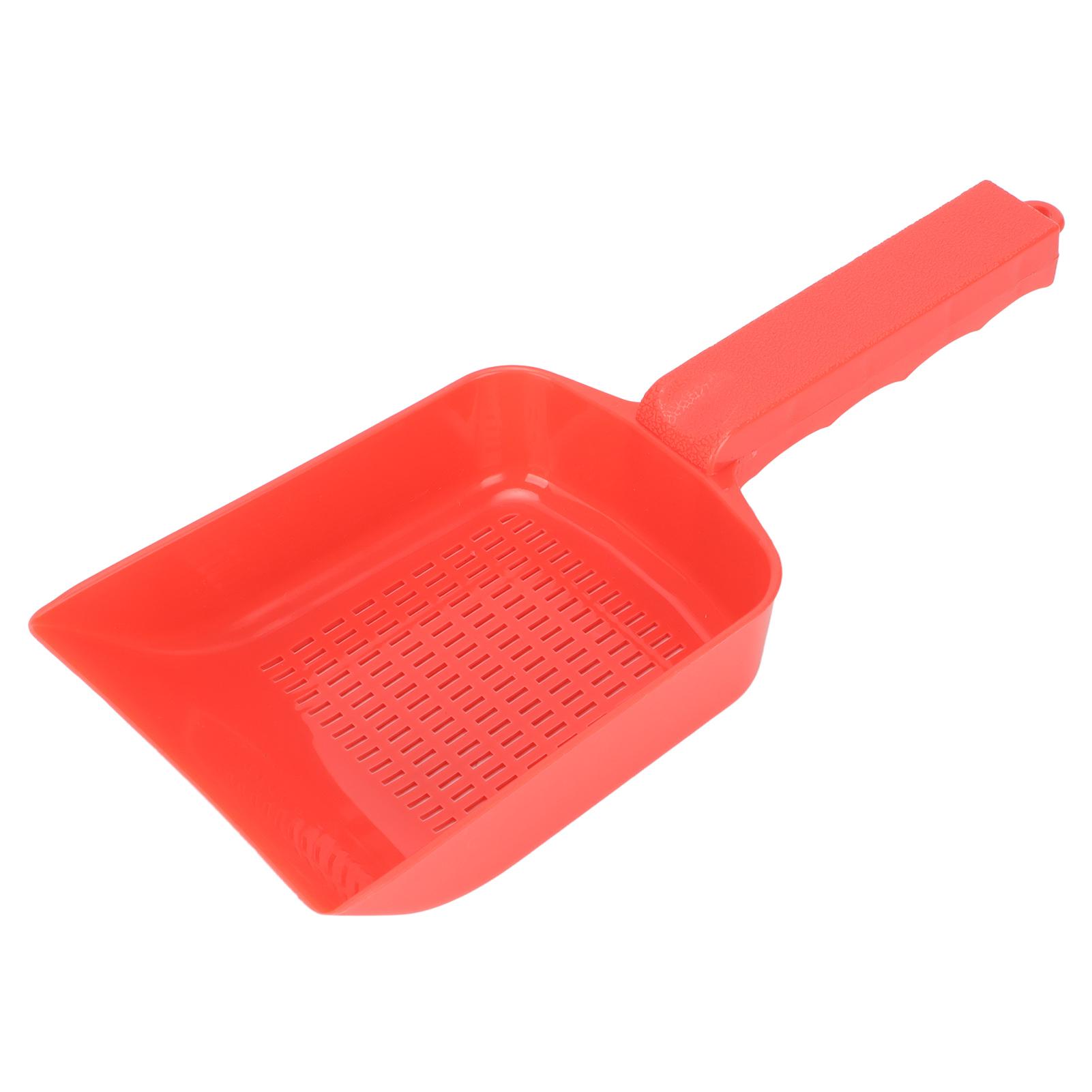

Gravel Sand Shovel Aquarium Sand Scooper Fish Tank Cleaning Tool Red for Home Garden Pool