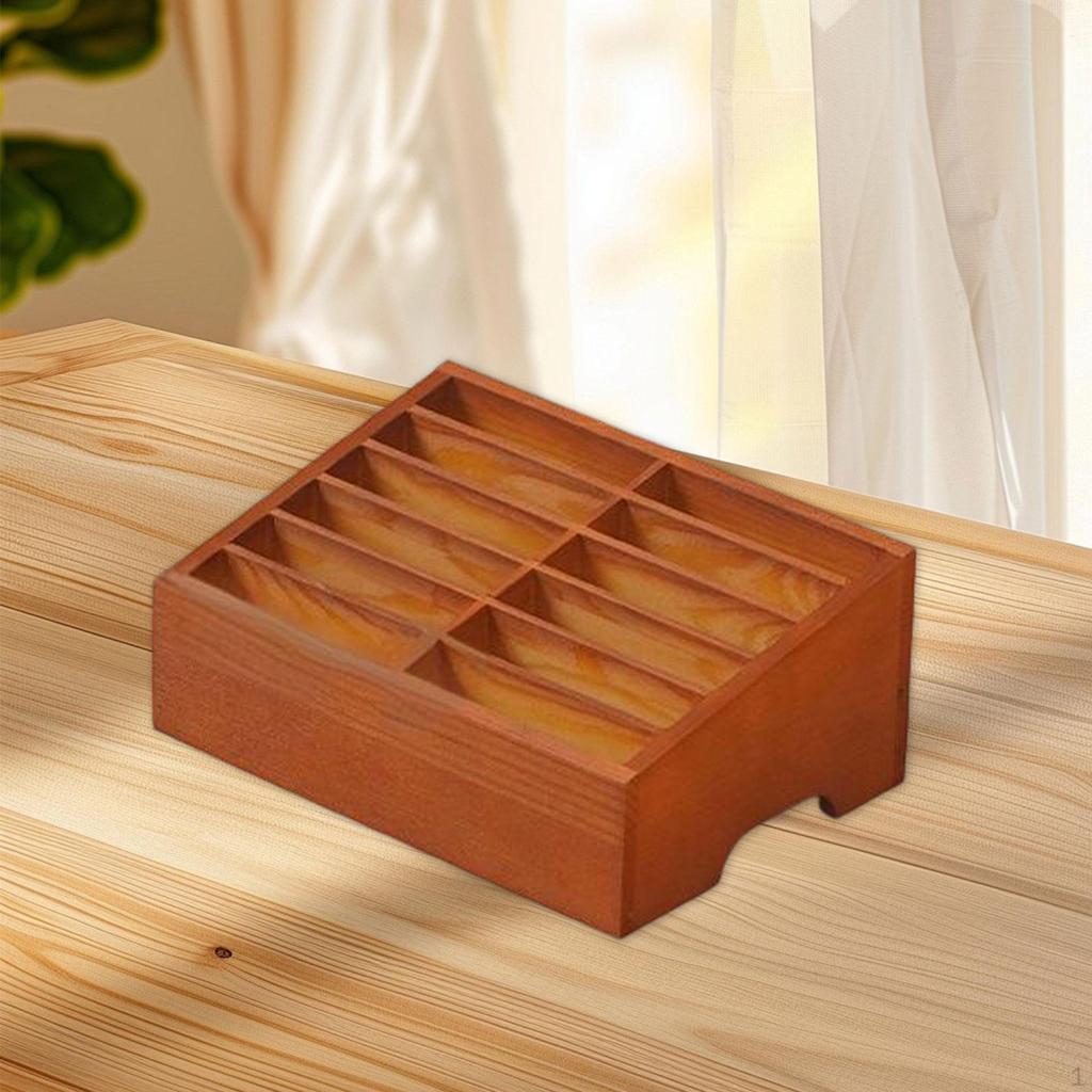 Phone Storage Management 12 Compartment Sundries Container Smartphone Rack for School