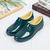 Dames Korte Regenlaarzen: Muntvormig, Antislip, Slijtvast, Platte Zool, Warm, Ideaal voor Lente & Herfst, Laag Model Waterschoenen.