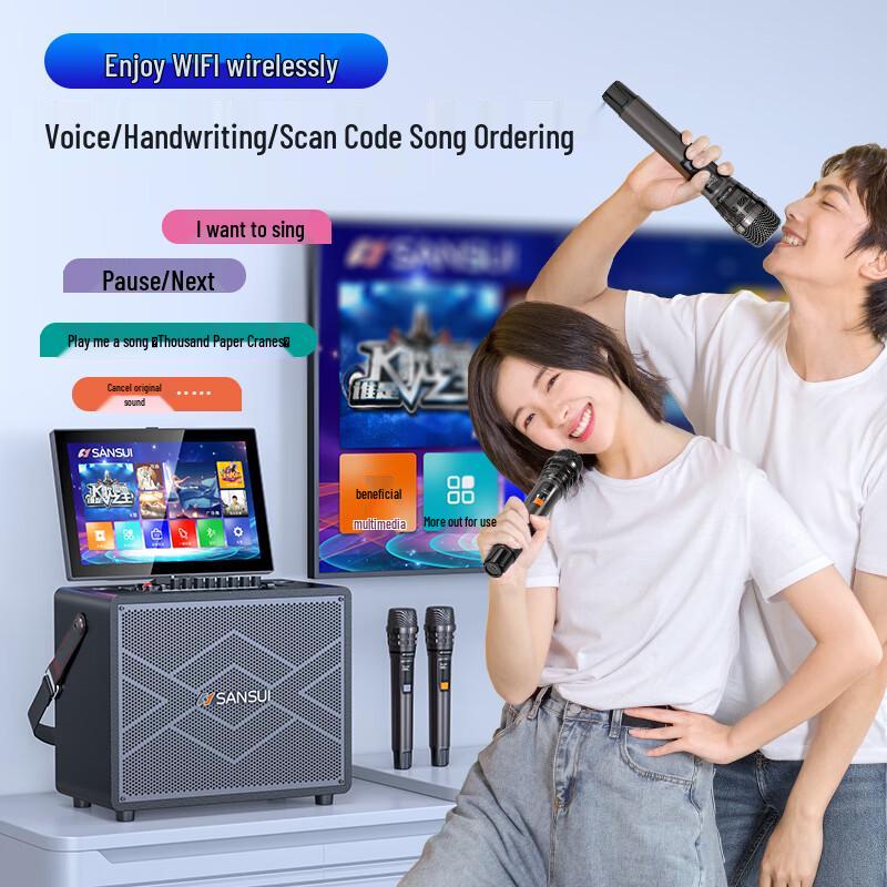 SANSUI Portable KTV Karaoke Sound System