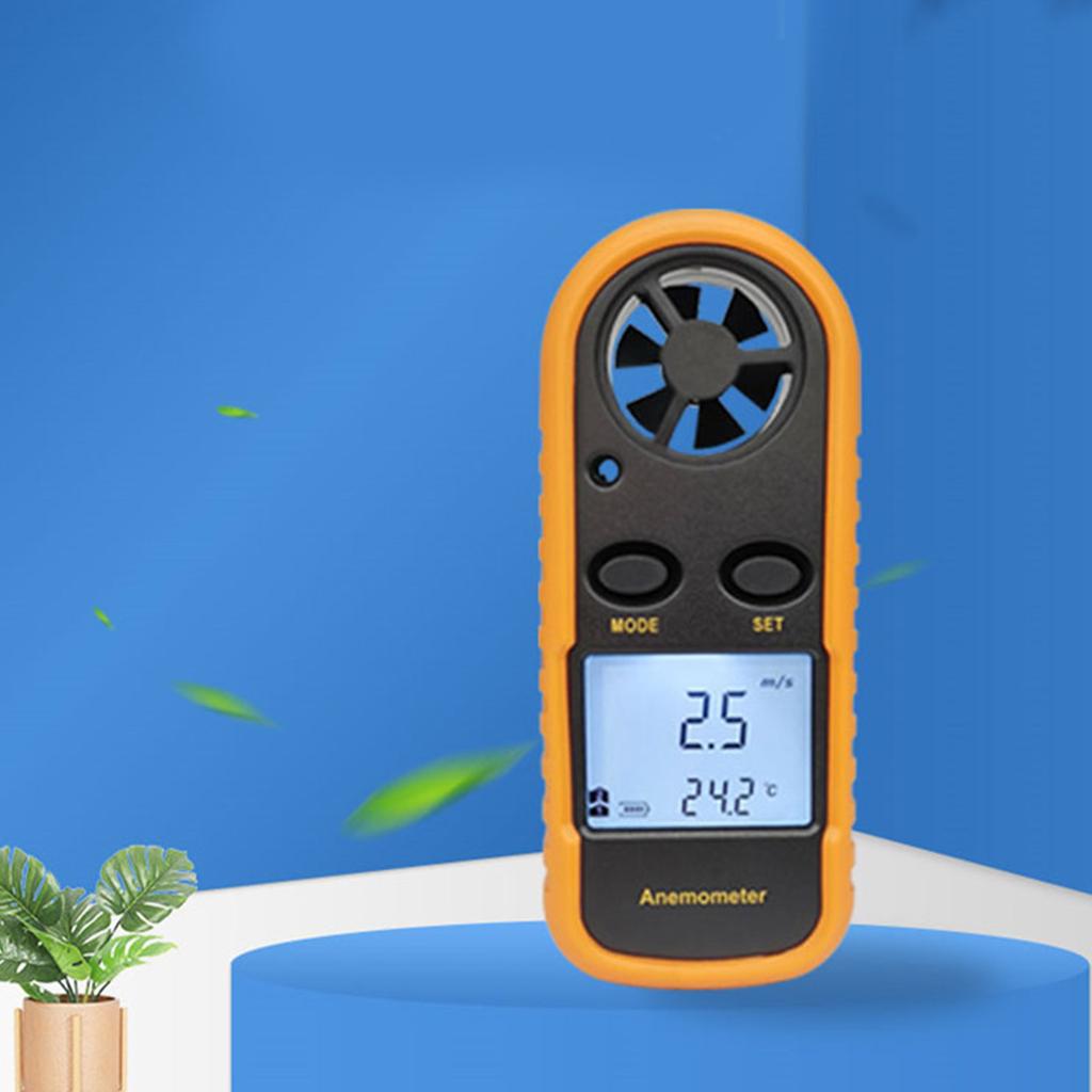 Digital Anemometer Handheld High Precision Meter Temperature Tester