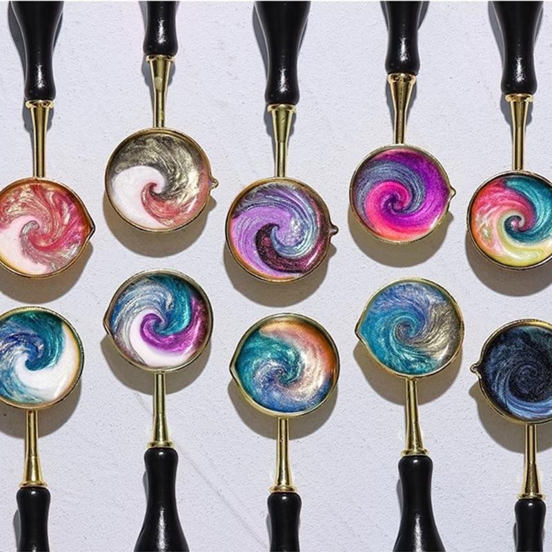 100Pcs Gilter Sealing Wax Beads for Wax Seal Stamp, Flower Wax Seal Beads for Gift Wrapping, Invitation Envelope Decor