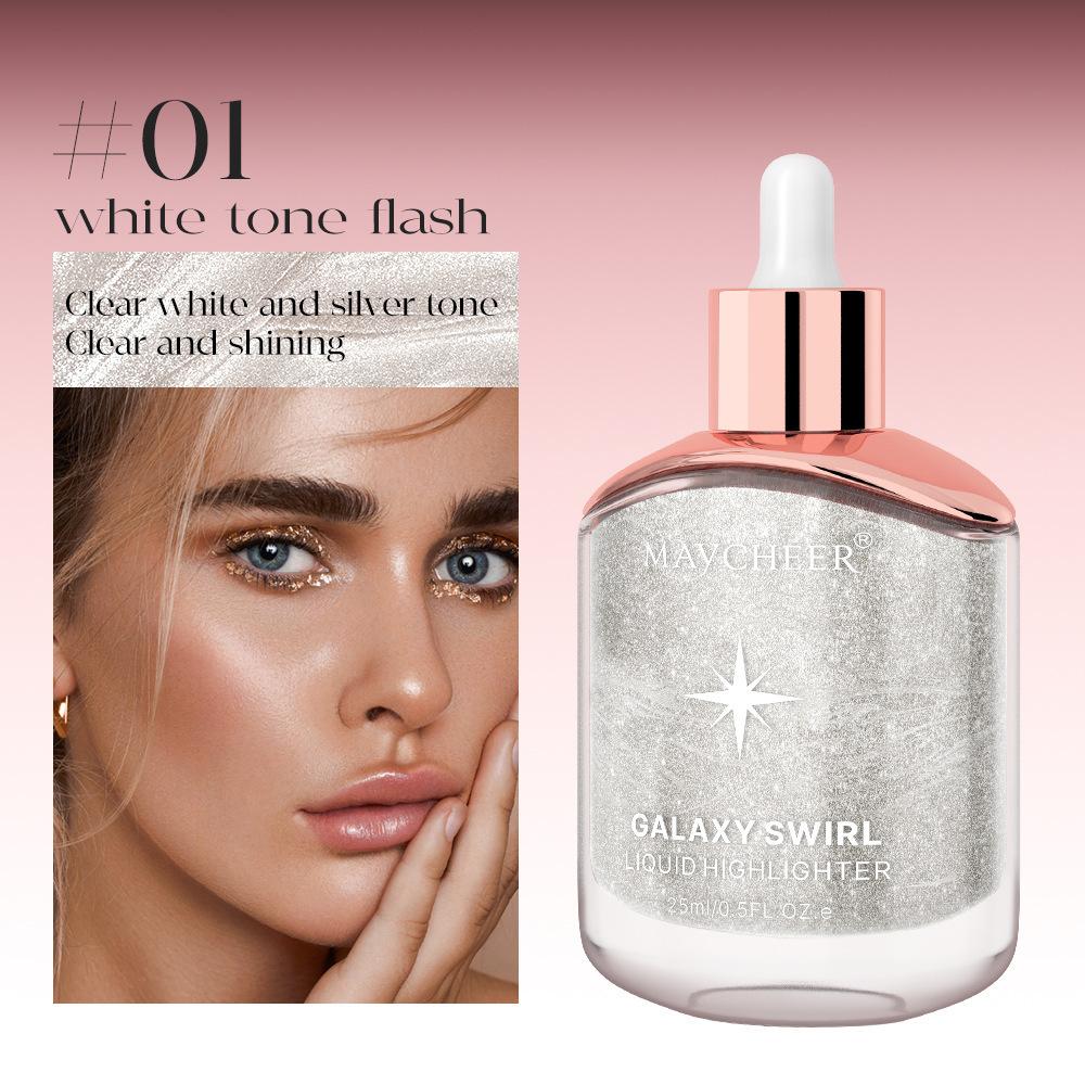 

Жидкий хайлайтер для контуринга лица, перламутровый макияж, осветляющий бронзатор, сияние тела, мерцающий осветитель для контура лица, косметика