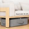 With Handle Under-bed Storage Bag Dust Proof with Large Transparent Window Foldable Storage Box Wear-resistant Large Capacity