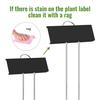30 Metal Plant Weatherproof Garden Reusable Nursery Tags for Vegetables Herbs Flowers Black Pieces, Labels, Markers, Greenhouse,