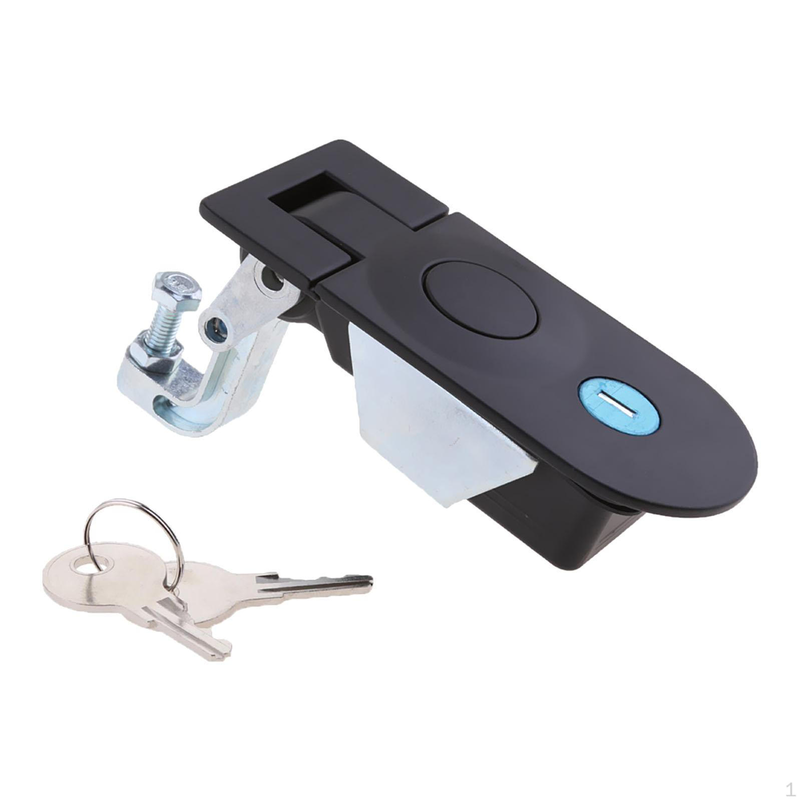 Compression Latch Door Lock Flush Mount Heavy Duty Fire Communication Cabinet Hand Operated чёрный