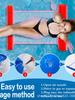Foldable Inflatable Pool Hammock with Backrest, Dual-Use Floating Mat & Water Lounger
