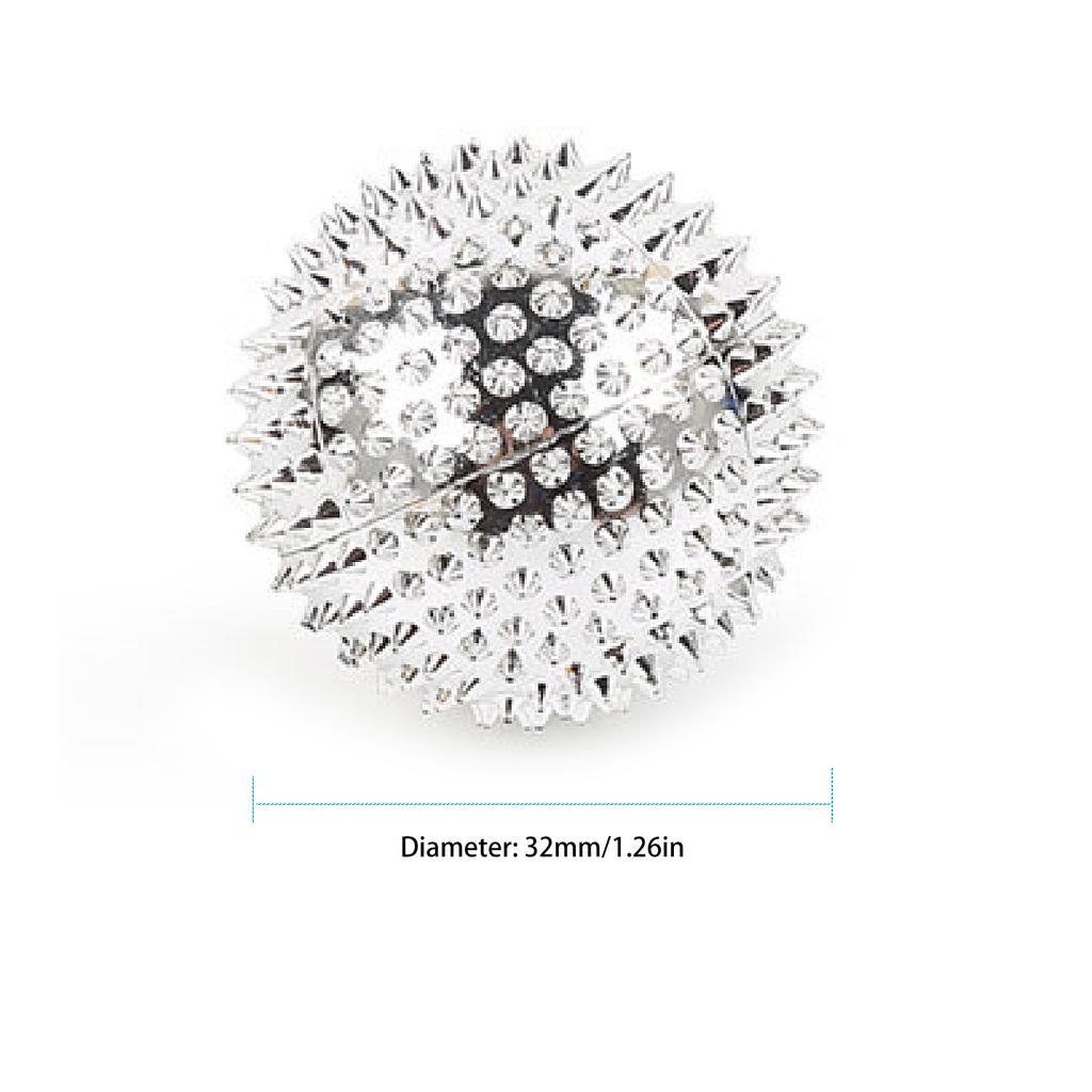 2 stücke Massage Ball mit Nadeln Akupressur Aktive Massager Spiky Harte Massage Werkzeug für Hand Fuß
