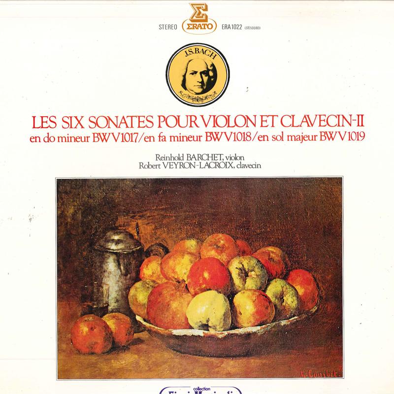 

LP Record REINHOLD BARCHET(VIOLIN)/ROBERT VEY - J.s.bach/Les Six Sonates Pour Violo ERA1022 RVC 1975 Japan Obi Classical Used