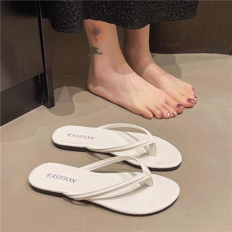 Einfarbige lässige Hausschuhe Sommer Bequem Silber Gold Damenschuhe Strand Zuhause Flach Schlichte Damenhausschuhe