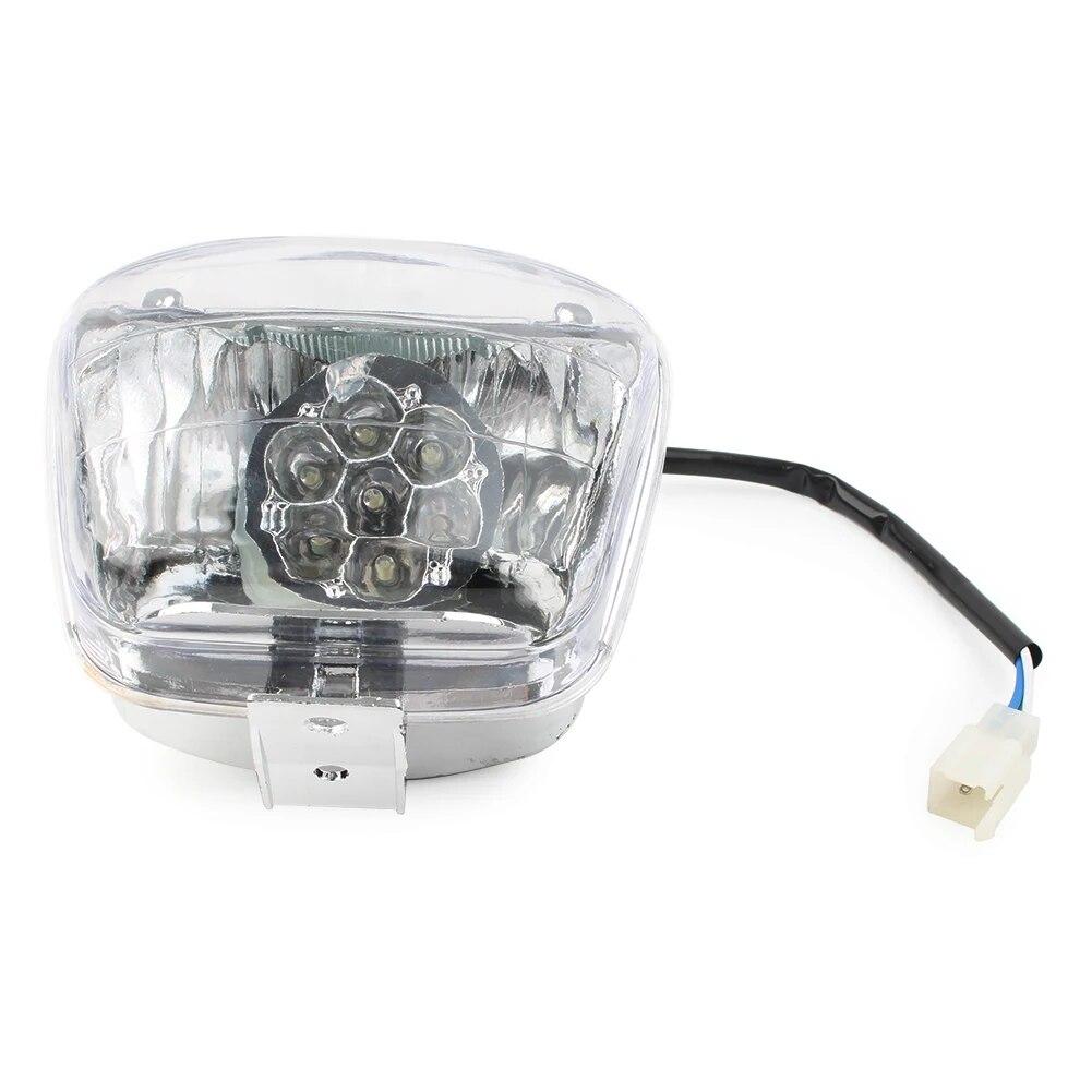 

LYD фара с проводкой лампы для китайского квадроцикла, велосипеда для бездорожья для 50cc 70cc 90cc 110cc SUNL COOLSTER TAOTAO серебряный