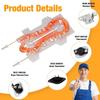 Extended Length Heating Element Dryer Heating Assembly Suitable for Dryers Enhancing Wire Resistance Stable Heat Output