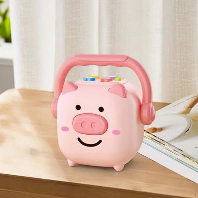 Money Saving Jar Pig Piggy Bank, Early Education Sculpture Cartoon Pot Shape