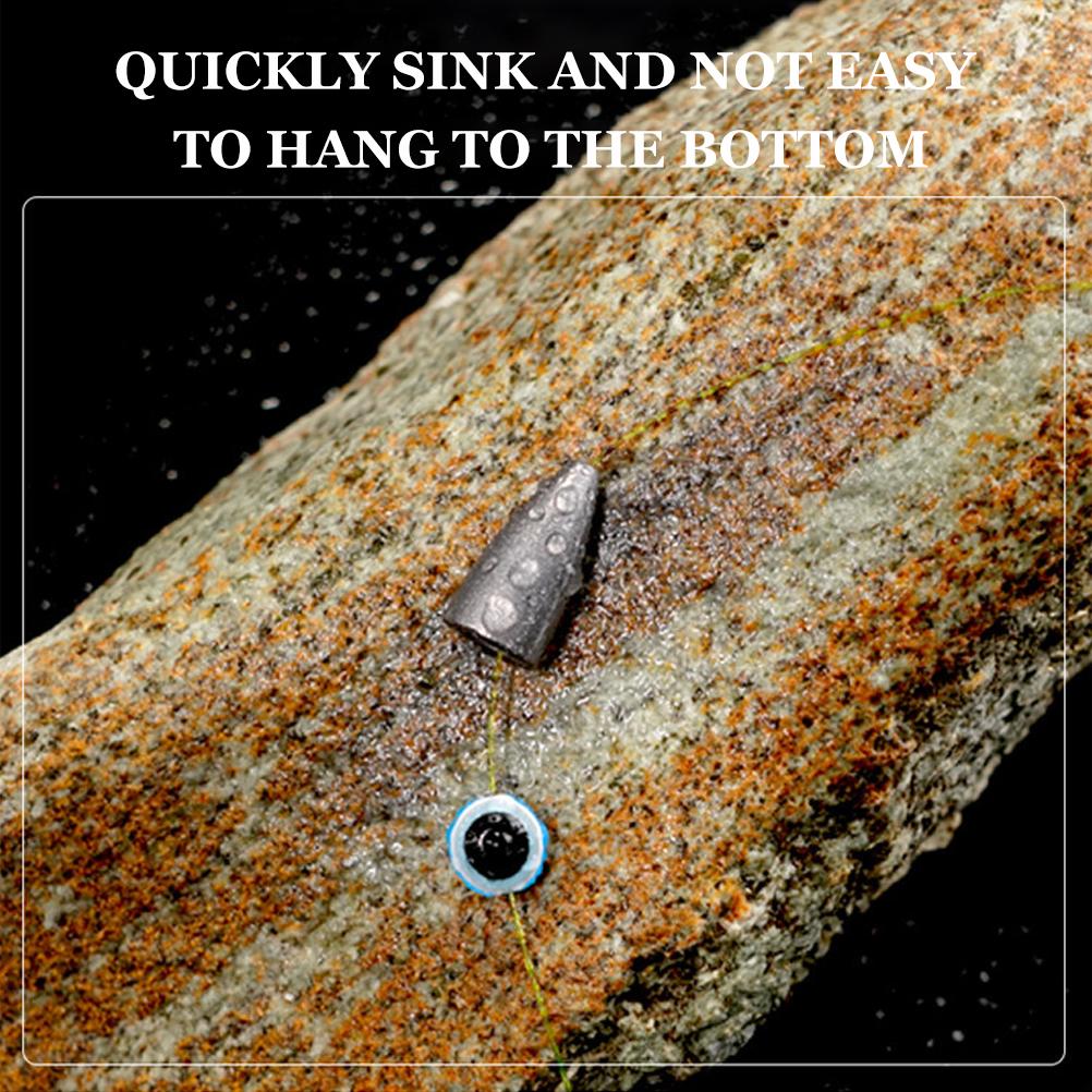 Texas Rigs zum Bassangeln mit Gewichten, Haken, Rigged Line Kit, Angelgerät