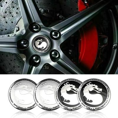 4ks 56mm dračí totem Auto nálepka na střed náboje kola nálepka na ráfek nálepky na náboje auta nálepky na střed pneumatiky značka ozdobná nálepka na kryt ráfku