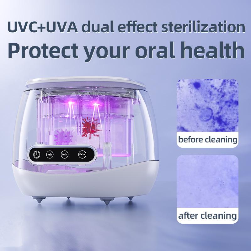 Ultrasonic Cleaner for Aligners, Jewelry, Dentures, and Makeup Brushes
