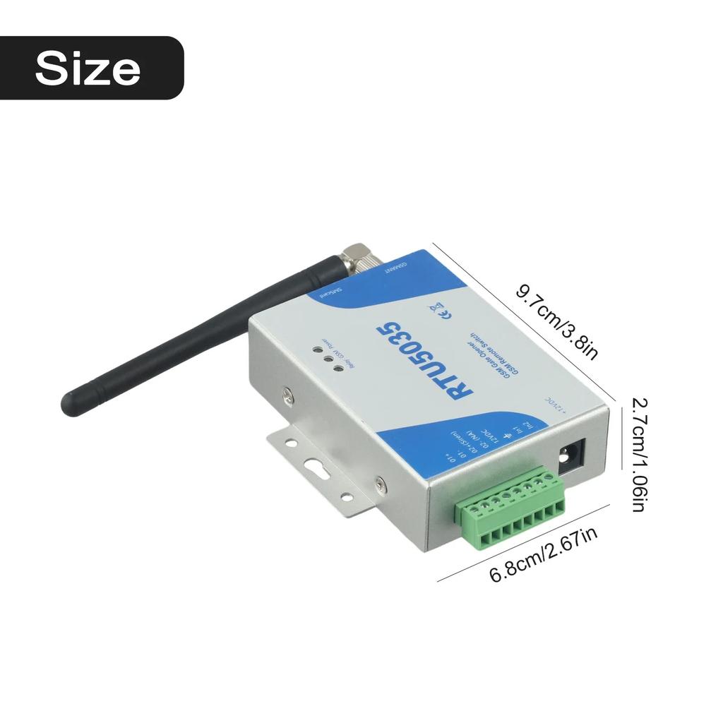 RTU5035 GSM APP Remote Control Wireless Gate Opener Relay Switch Antenna Garage Door Opener Systems Building Hardware