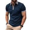 New Men's Short-sleeved Polo Shirts for Spring and Summer