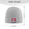 Berretto Lavorato a Maglia Caldo con Bandiera Norvegese Moda Cappello Berretto Autunno Inverno Cappelli Beanie da Esterno per Uomo Donna Adulto