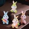 Decorative Rabbit Miniature Showpiece, Resin Statue, Multi - 5 Cm X 3.5 Cm