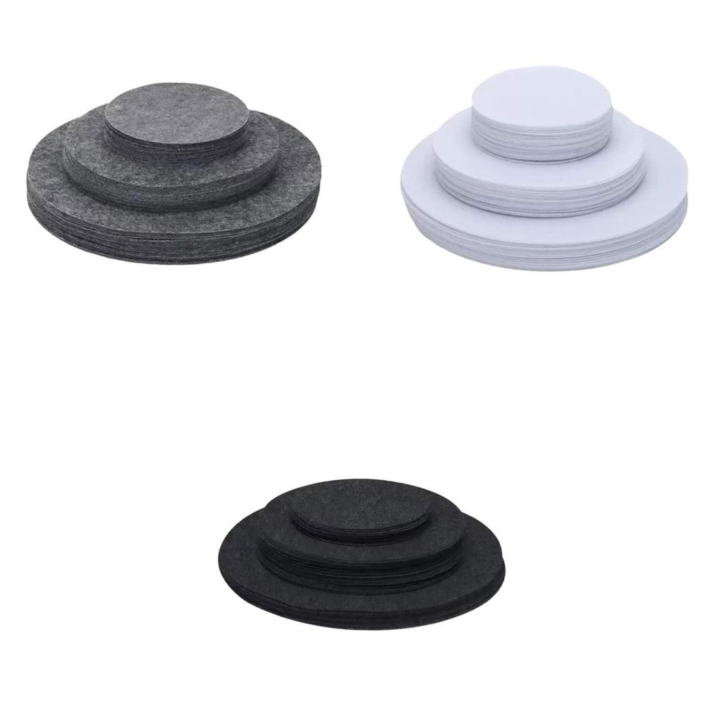 Felt Plate Dividers China Storage Containers Dividers Round Portable Household Kitchen Storage Protectors Pads