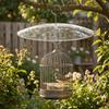 Clear Dome Bird Feeder Rain Guard Cover UV Protection Weatherproof Umbrella Bird Feeder Snow Proof Plastic