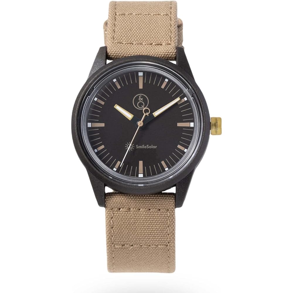 Q&Q SmileSolar Analog Solar Watch Waterproof Beige R00A-004JK Women s