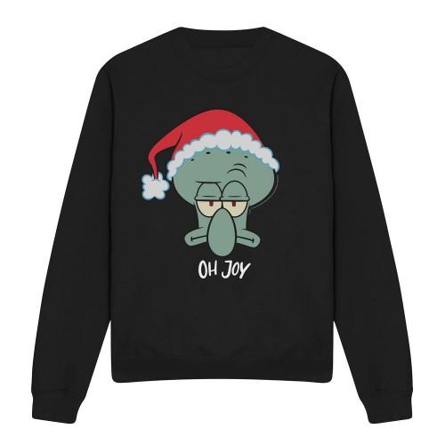 SpongeBob SquarePants Unisex Adult Joy Squidward Christmas Sweatshirt