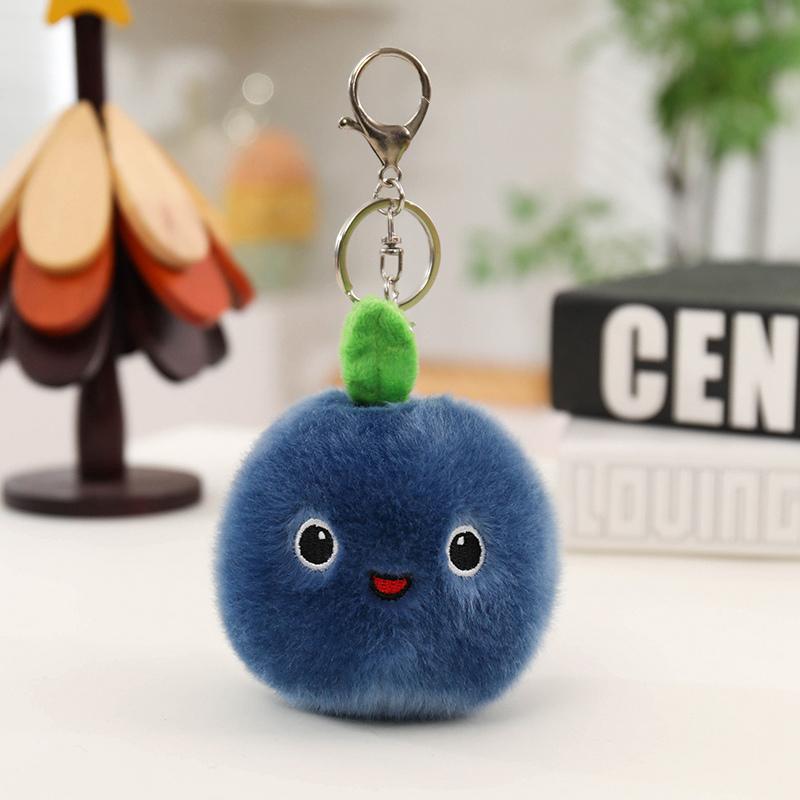 New Mini Cartoon Fruits Vegetables Hanging Toys Delicate Cute Pineapple Watermelon Cabbage Broccoli Doll Kawaii Keychain Decor