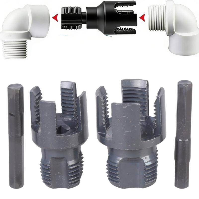 Hochfeste Gewindeschneidkluppe für 1/2 und 3/4 Zoll Rohre mit schneller Innen-/Außenumschaltung und reibungslosem Betrieb
