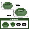 Maze design feeding bowl, water basin, increase the fun of hunting, multiple uses, suitable for reptiles, lizards, chameleons