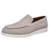 British Style Matte Beef Anti-Velvet Loafers Men'S Genuine Leather One-Pedal Overshoes Lazy Casual Beanie Shoes