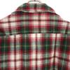 WESTERN GENTLEMAN 70s Wool Blend Flannel Vintage Check Pattern Long sleeve skipper shirt Men's Used